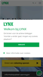 Mobile Screenshot of lynx.be