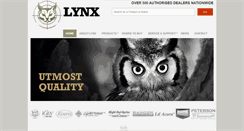 Desktop Screenshot of lynx.co.za